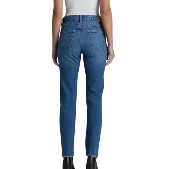 Edwin Hana Classic Straight Jeans in Blue Medium Wash Awake - Picture 3 of 7